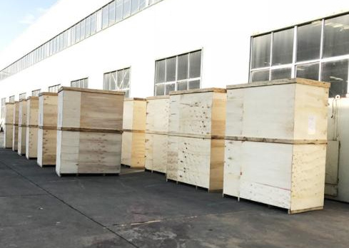 Collapsible Plywood Box, Nailless Foldable Wooden Box for Shipping