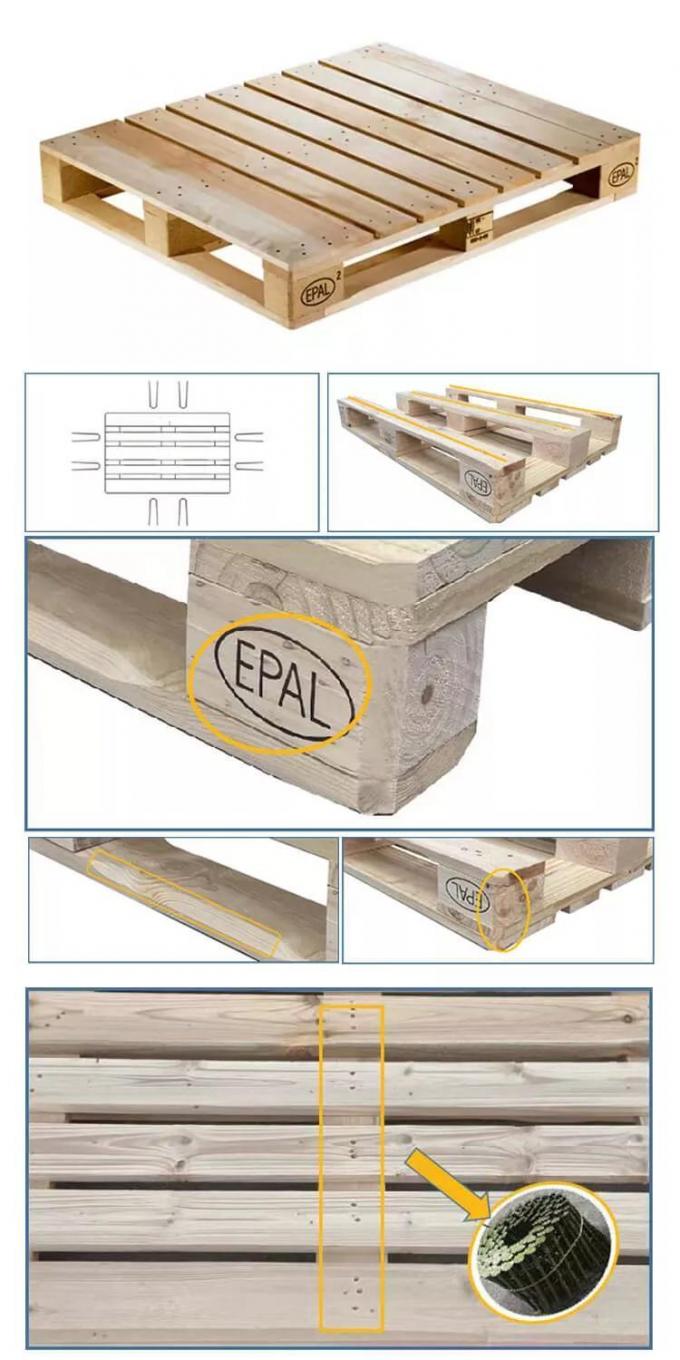Top Cargo 4-Way Cheap Price of Wooden Euro Pallet Eco-Friendly Customer Size Pallet
