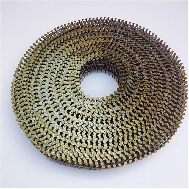 ANSI Standard Wood Pallet Nails Ring Shank Coil Pallet Nails สําหรับพอลเล็ตอีพัล