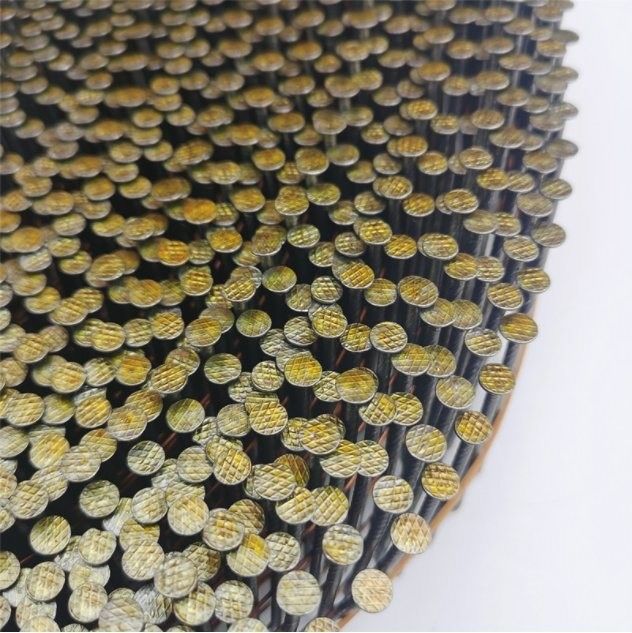 ANSI Standard Wood Pallet Nails Ring Shank Coil Pallet Nails สําหรับพอลเล็ตอีพัล