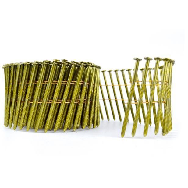 ANSI Standard Wood Pallet Nails Ring Shank Coil Pallet Nails สําหรับพอลเล็ตอีพัล