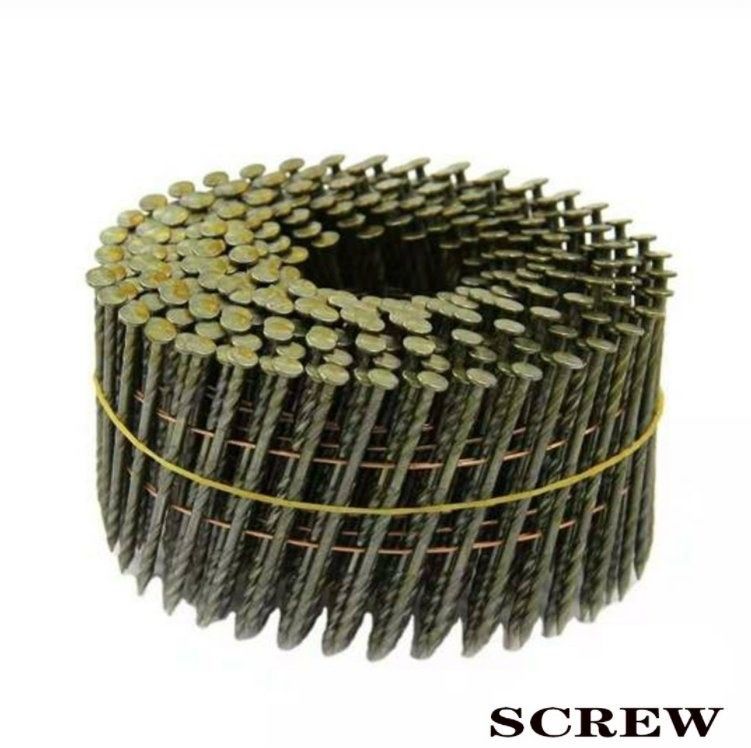 2 1/4 & Prime Roofing Nail Coils Wire Pallet Collated Roofing Nail Clavos Helicoidales ราคาที่ถูกกําหนดในปี 2015 เป็นราคาที่ถูกกําหนดในปี 2015