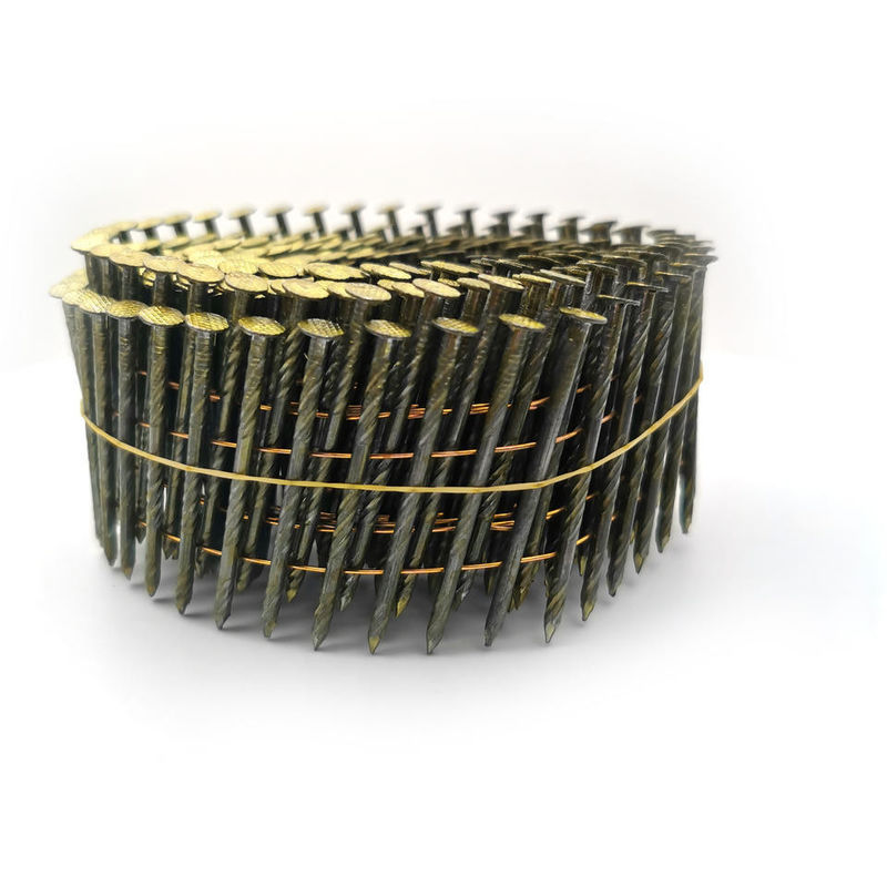 2 1/4 & Prime Roofing Nail Coils Wire Pallet Collated Roofing Nail Clavos Helicoidales ราคาที่ถูกกําหนดในปี 2015 เป็นราคาที่ถูกกําหนดในปี 2015