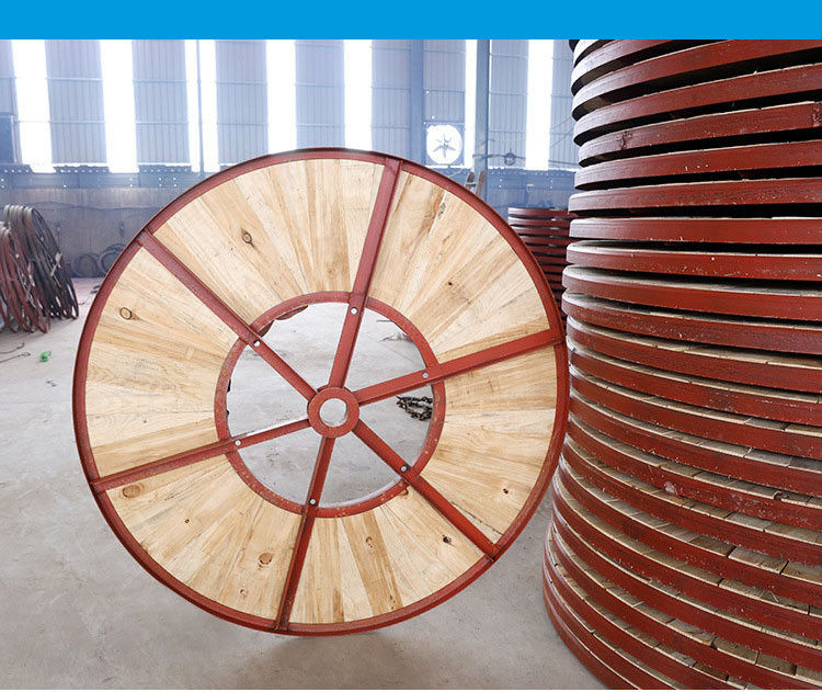 HF Giant Wooden Cable Spool Industrial Wood Spool สําหรับสายไฟฟ้าสายไฟฟ้าสายไฟฟ้าสายไฟฟ้า