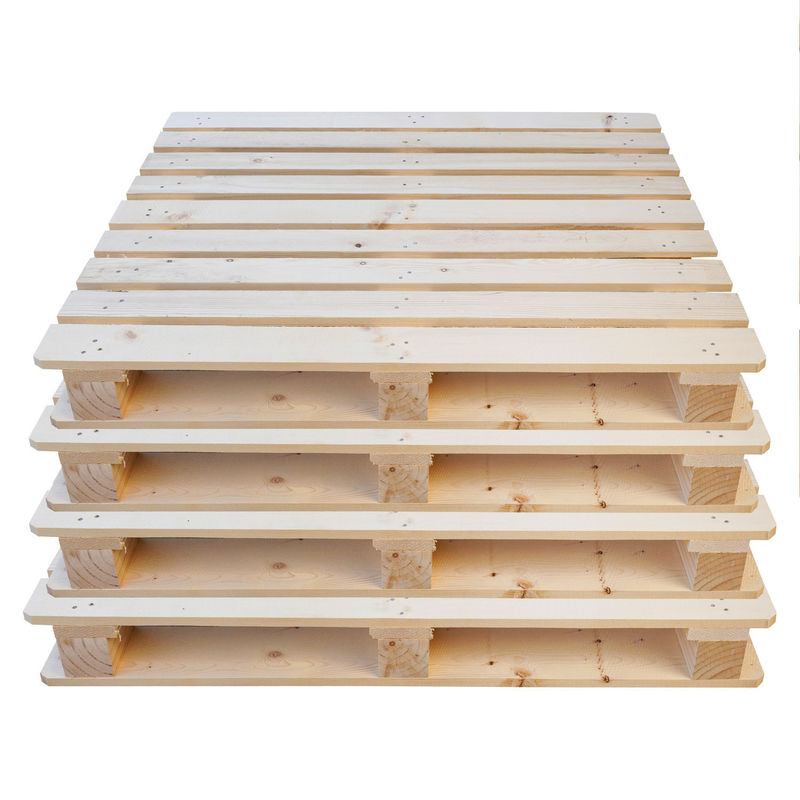 4 Way 2 Way Pallet พาเล็ตไม้ 4 Way พาเล็ตไม้สําหรับการขนส่งสินค้า