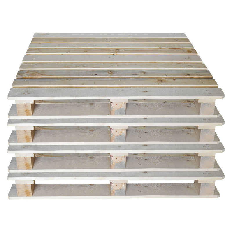การจัดเก็บ 4 ทางเข้า Pallet ไม้ Euro Eco Friendly Pallet ผสมผสมผสมผสมสําหรับการส่งออก