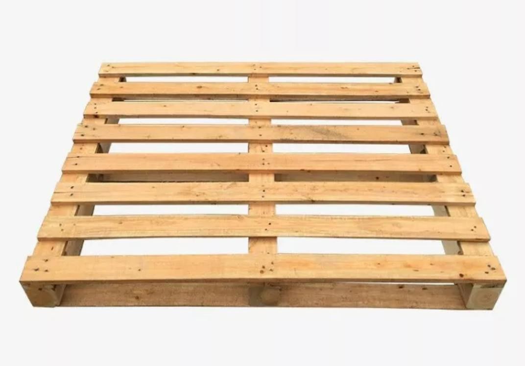 1200 X 1000 X 130 มิลลิเมตร 4 เส้นไม้ Pallet โครงสร้างแข็งแรง Euro Epal พาเลทไม้แข็ง