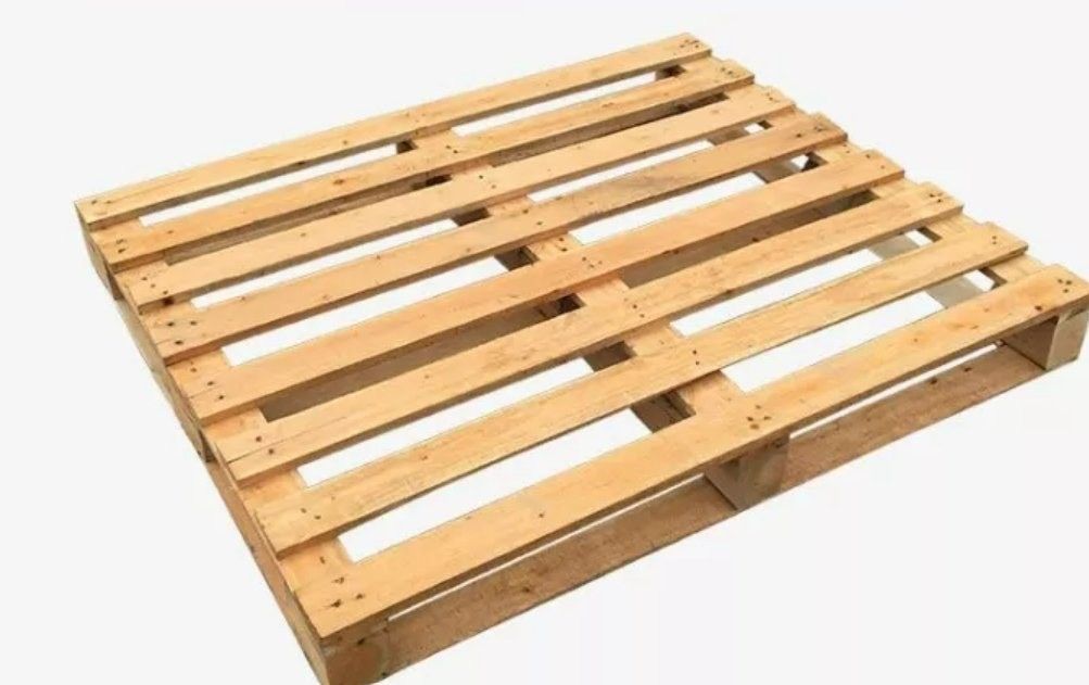 1200 X 1000 X 130 มิลลิเมตร 4 เส้นไม้ Pallet โครงสร้างแข็งแรง Euro Epal พาเลทไม้แข็ง