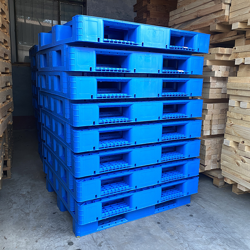 Hdpe Heavy Duty Rack Pallet กระเบื้องพลาสติกรีไซเคิล สี Euro พลาสติก Pallet คลังสินค้า