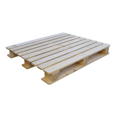 ราคาดี 1200X1000mm 4 Way Euro Pallet น้ําหนักหนัก พาเล็ตไม้ที่ได้รับการรักษาด้านเดียว ออนไลน์